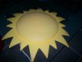 Applique murale soleil - 15 €
